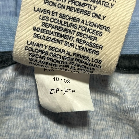 Vintage Tommy Hilfiger Jeans T Shirt Mens XXL Blue Short Sleeve Crew Neck Y2K - Picture 5 of 9